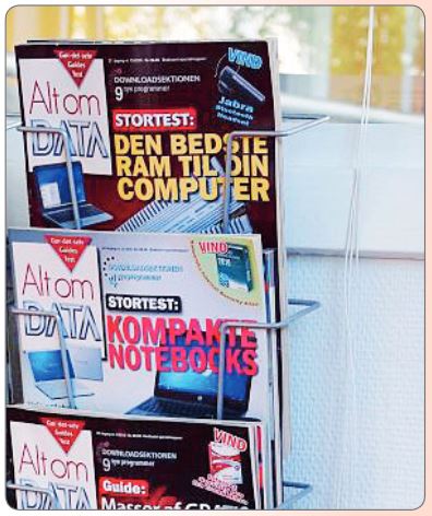 Draht-Prospekthalter 6 x M65 – stabil und silber lackiert