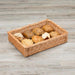 Kleiner Verkaufskorb aus Vollweide mit Brötchen und Backwaren für Bäckerei und Verkaufsfläche