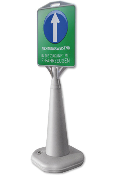 Outdoor Wegweiser Kundenstopper beidseitig bedruckbar für Gastronomie und Einzelhandel