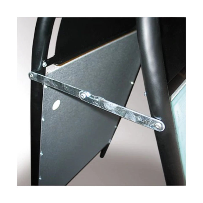 Gehwegaufsteller Expo Gotik mit Magnetrahmen