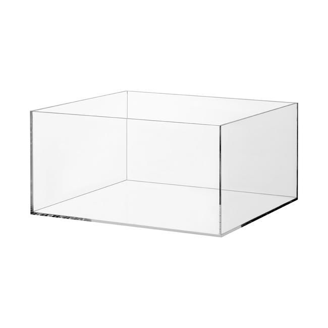 Glasklare Box aus Acryl für Schmuck und Kosmetik