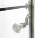LED-Spot an der Glasvitrine Duo Tower in Silber, Detailansicht 2