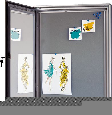 Schlagfeste Polycarbonat-Frontscheibe – klare Sicht & Schutz, abschließbar, für Innen und Außenbereiche