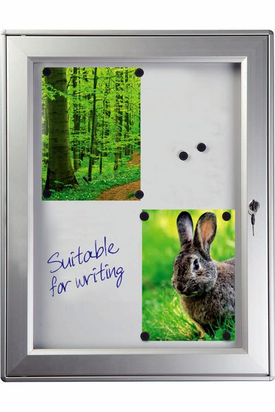 Schaukasten mit Schlagfester Polycarbonat-Frontscheibe mit Schlüssel– klare Sicht auf Aushänge