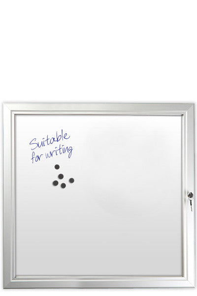 Info-Schaukasten 12×A4 – abschließbar – wetterfest – Polycarbonat-Front