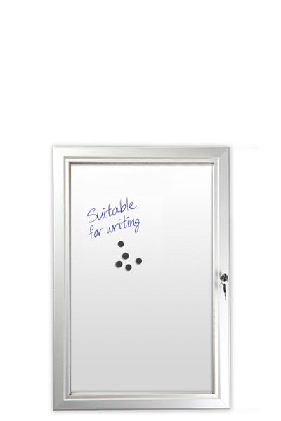 Info-Schaukasten Aluminium 6×A4 – magnetisch – für Innen & Außen