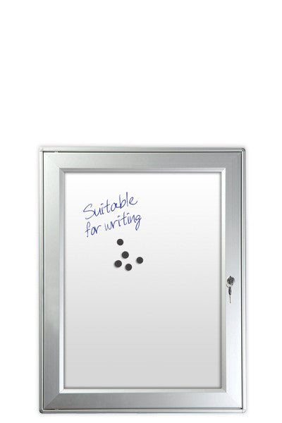 Menü-Schaukasten 9×A4 – Magnetrückwand – Aluminiumrahmen – klar & stabil