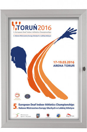 Menü-Schaukasten 70x100 cm – abschließbar, Outdoor geeignet