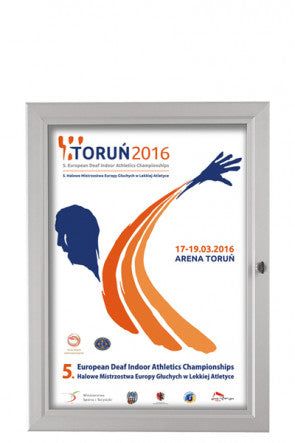 Infokasten A1 – wetterfester Aluminium-Schaukasten mit Schloss