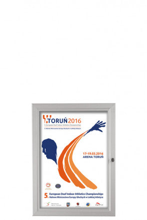 Plakat Schaukasten A2 – Aluminium, abschließbar, witterungsbeständig