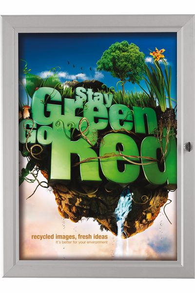 Info & Plakat Schaukasten – wetterfest & vandalismussicher, mit Schloss