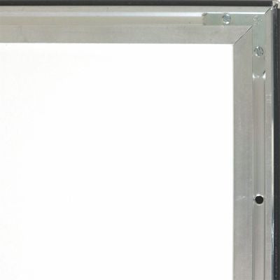 Klapprahmen Aluminium 33 mm Schwarz A5 bis 100 × 140 cm – Eckverbindung im Detail