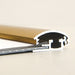 Klapprahmen Aluminium Gold A4 bis 70 × 100 cm – Profil im Querschnitt