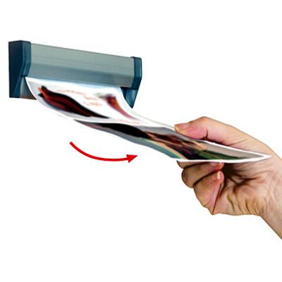 Klemmleiste Zettelhalter Wand Aluminiumprofil
