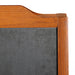 Rahmen Detail Kundenstopper Kreidetafel 60x80 cm Holzoptik