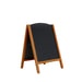 Holz Kundenstopper als stabiler A-Aufsteller für Innen und Außenbereich