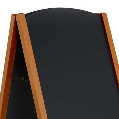 Magnetische schwarze Metalltafel als Kreidetafel und Magnettafel