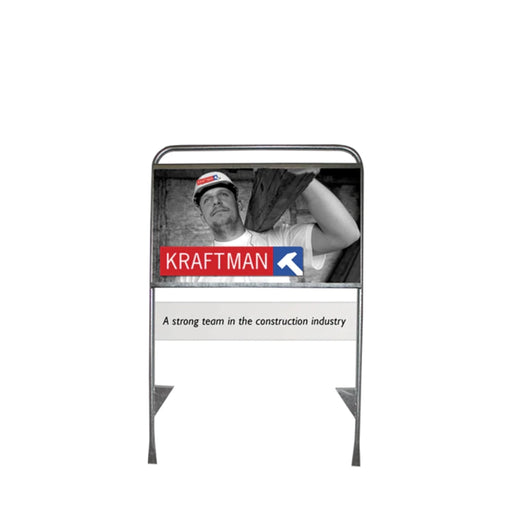 Makler Verkaufsschild aus galvanisiertem Stahl für den Außenbereich