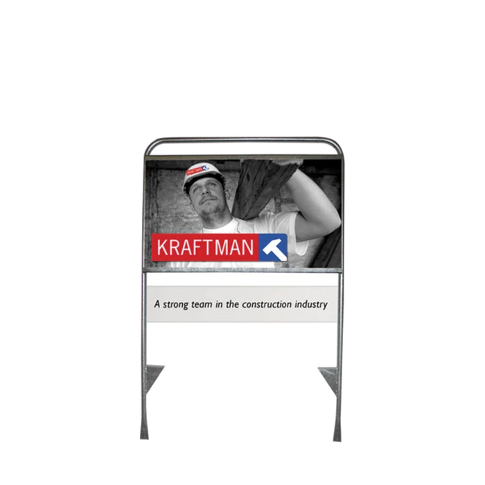 Makler Verkaufsschild aus galvanisiertem Stahl für den Außenbereich