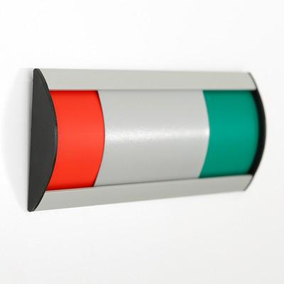 Meetingraum Türschild aus Aluminium mit Frei und Besetzt Statusanzeige