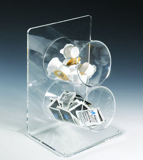 Transparenter Organizer aus Acryl für Kaffeezubehör und Snacks