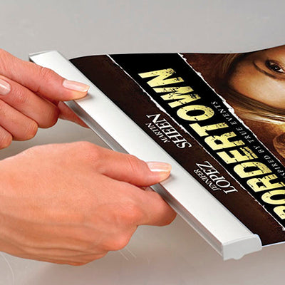 Posterleisten Aluminium für schnellen Posterwechsel im Schaufenster