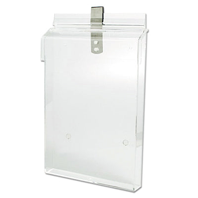 Prospekt-Box Acryl Outdoor A5 – Frontansicht