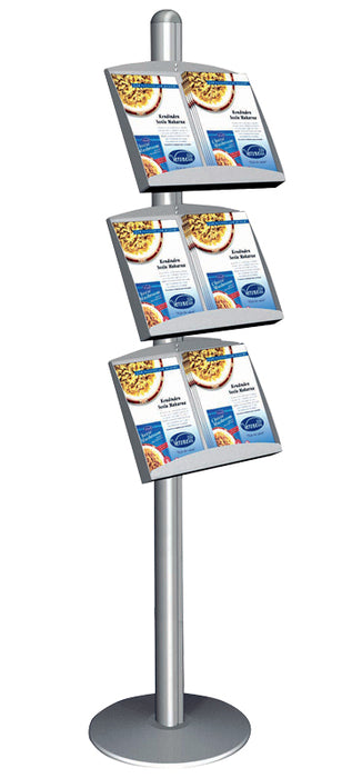 Prospekthalter Multi 5 für Broschüren, Flyer und Magazine im A4-Format