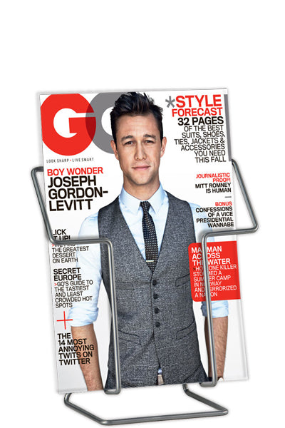 Stabiler Prospektständer A4 für Tische und Theken