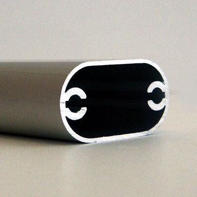 Erweiterbarer Prospektständer Ellipse – doppelseitige Nutzung bis 16x A4