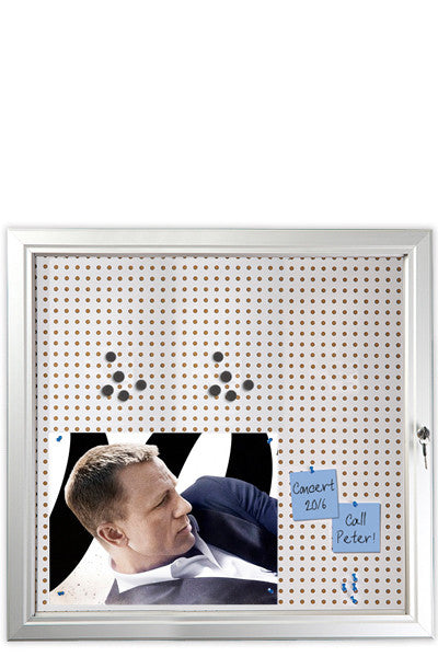 Schaukasten Combi 12×A4 – abschließbarer Aushangkasten mit Polycarbonatscheibe