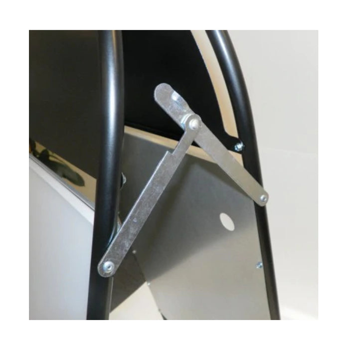 Stabiler Stahlrahmen beim Straßenständer Gotik Budget für wetterfeste Außenwerbung