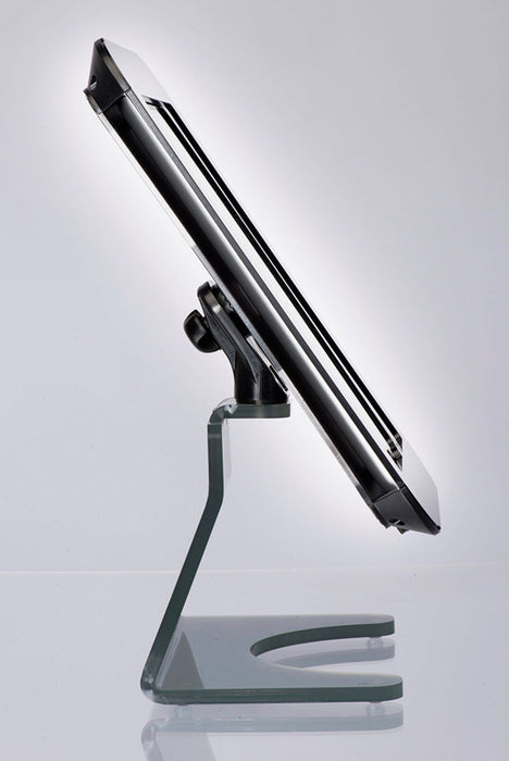 Seitliche Ansicht Tablet Halter Schreibtisch 10 Zoll