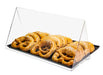 Theken Food Display Basic aus Acryl fuer Broetchen, Snacks und Gebaeck