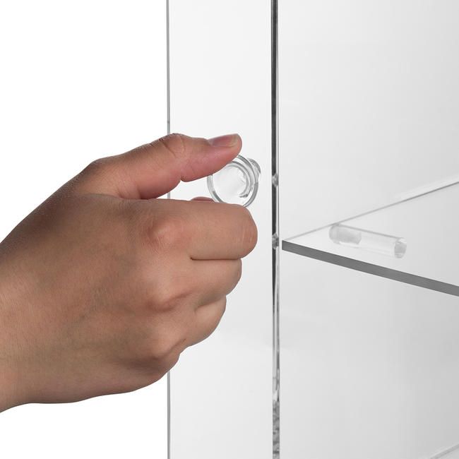 Hygienische Acrylvitrine für belegte Brötchen und Sandwiches