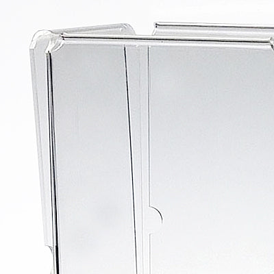 Kompakter Menühalter Quadro mit 4 Flächen für Werbung & Informationen - Detailansicht