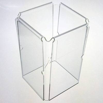 Kompakter Menühalter Quadro mit 4 Flächen für Werbung & Informationen