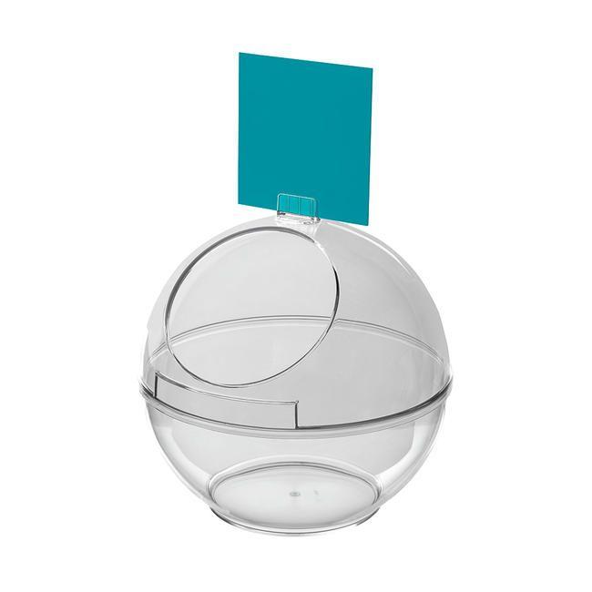 Runde Kugelschütte Easy als Verkaufsschale für Impulsartikel