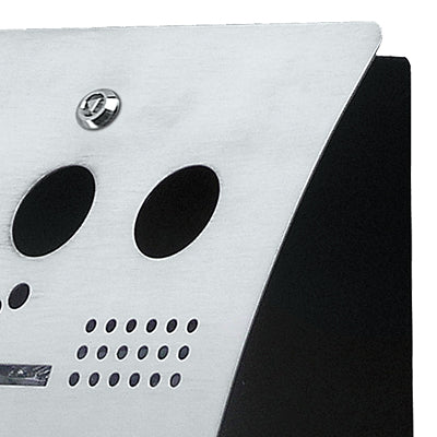 Kompakter Ascher aus Edelstahl für Gewerbe und Eingangsbereiche