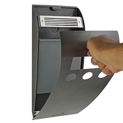 Wandascher Stylo mit Schlüssel und Frontklappe für Außenbereiche und Bürogebäude