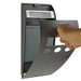 Wandascher Stylo mit Schlüssel und Frontklappe für Außenbereiche und Bürogebäude