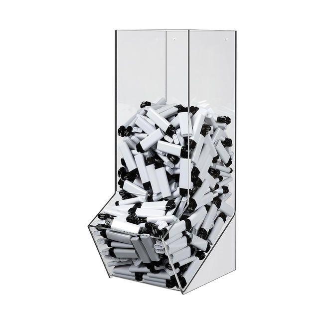 Glasklare Warenschütte aus Acryl für Non-Food-Artikel