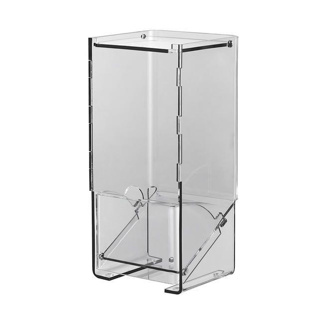 Kompakte Acrylbox für Giveaways und Pflegeprodukte