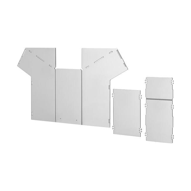 Warenschütte Tower aus Acryl – zerlegt geliefert mit Stecksystem für einfachen Aufbau